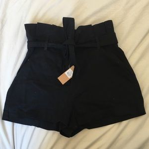 Urban Planet Black Paperbag Shorts
